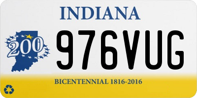IN license plate 976VUG