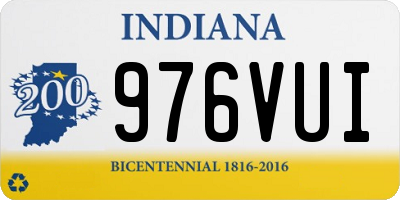 IN license plate 976VUI