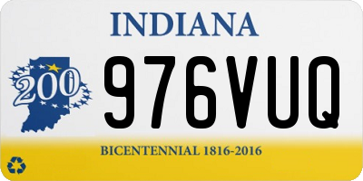 IN license plate 976VUQ