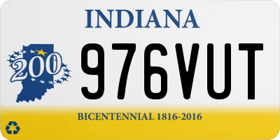 IN license plate 976VUT