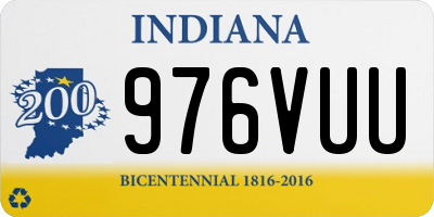 IN license plate 976VUU