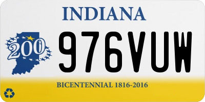 IN license plate 976VUW