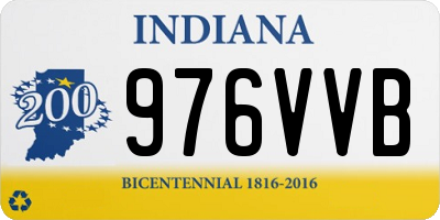 IN license plate 976VVB