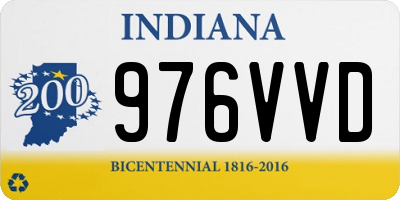 IN license plate 976VVD