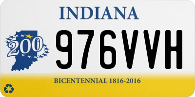 IN license plate 976VVH