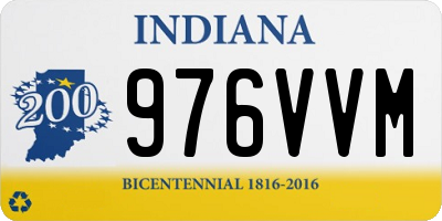 IN license plate 976VVM