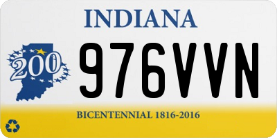 IN license plate 976VVN