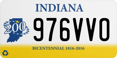 IN license plate 976VVO