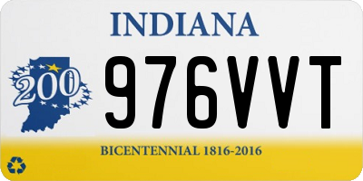 IN license plate 976VVT