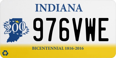 IN license plate 976VWE