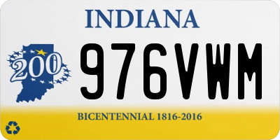 IN license plate 976VWM