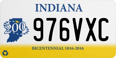 IN license plate 976VXC