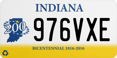 IN license plate 976VXE