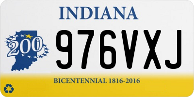 IN license plate 976VXJ