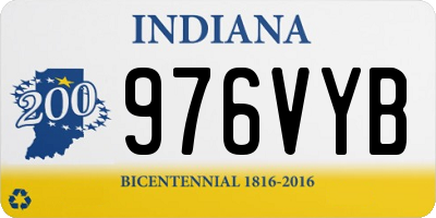IN license plate 976VYB