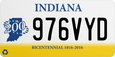 IN license plate 976VYD