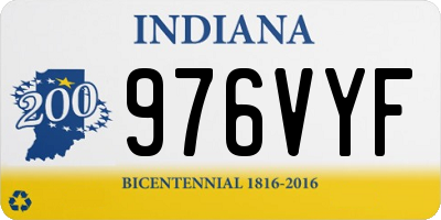 IN license plate 976VYF