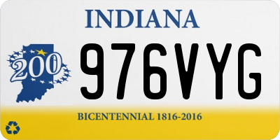 IN license plate 976VYG