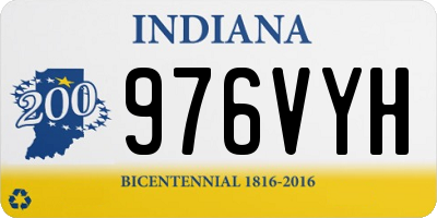 IN license plate 976VYH
