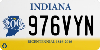 IN license plate 976VYN
