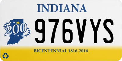 IN license plate 976VYS