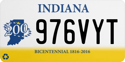 IN license plate 976VYT