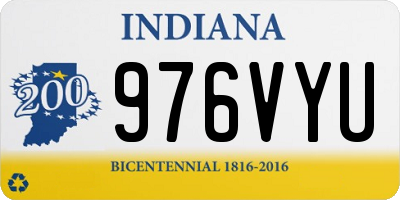 IN license plate 976VYU