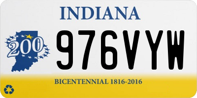 IN license plate 976VYW