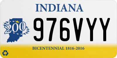 IN license plate 976VYY