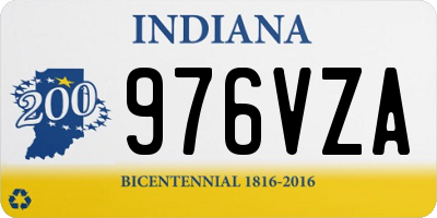 IN license plate 976VZA