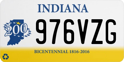 IN license plate 976VZG
