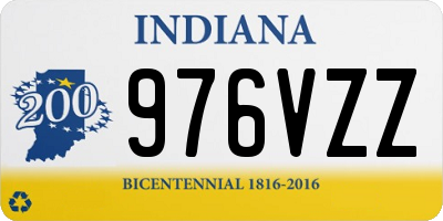 IN license plate 976VZZ