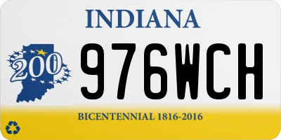 IN license plate 976WCH