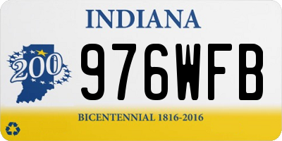 IN license plate 976WFB