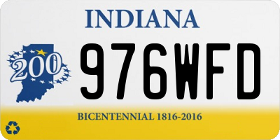 IN license plate 976WFD