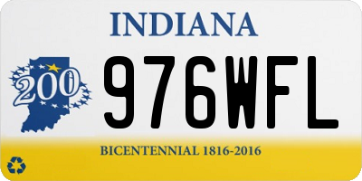 IN license plate 976WFL