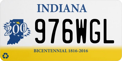 IN license plate 976WGL