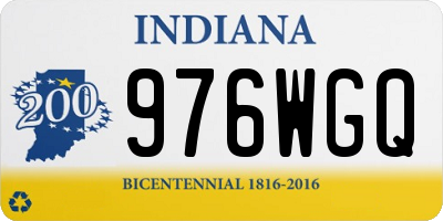 IN license plate 976WGQ
