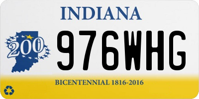 IN license plate 976WHG