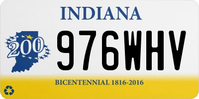 IN license plate 976WHV
