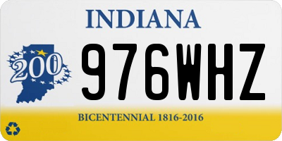 IN license plate 976WHZ