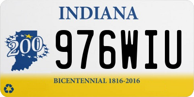 IN license plate 976WIU