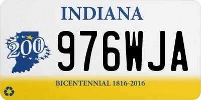 IN license plate 976WJA