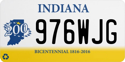 IN license plate 976WJG