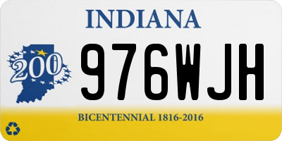 IN license plate 976WJH
