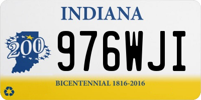 IN license plate 976WJI