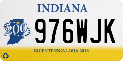 IN license plate 976WJK