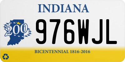 IN license plate 976WJL