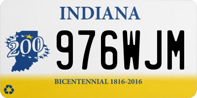 IN license plate 976WJM