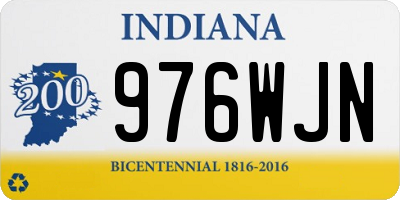 IN license plate 976WJN